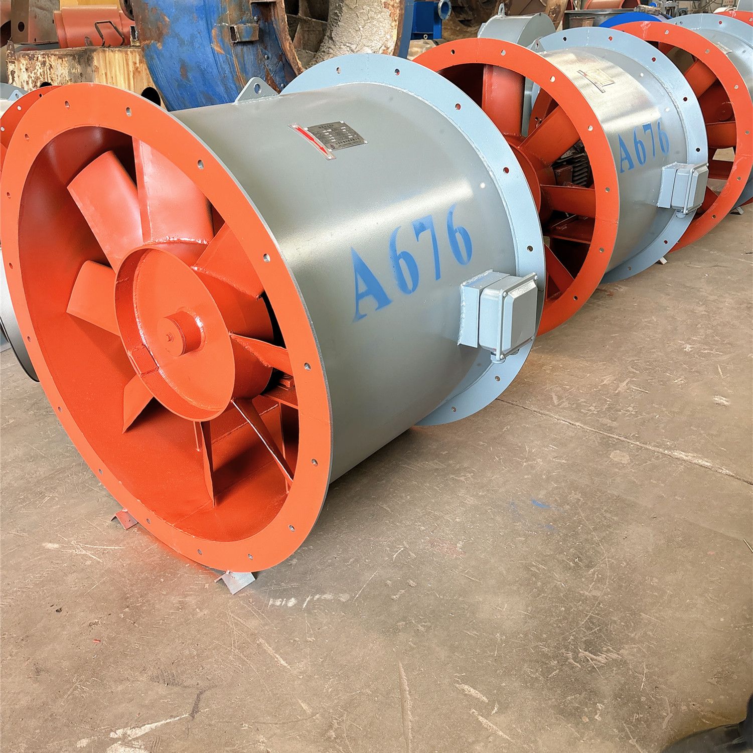 Stainless steel axial flow fan/high temperature axial flow explosion-proof fan