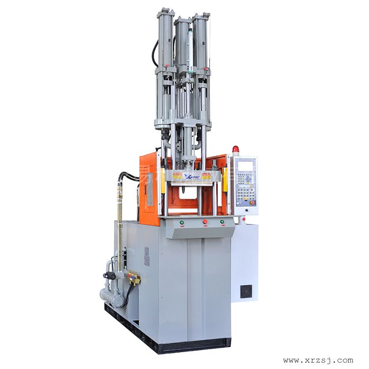 Vertical BMC-DMC-disc injection molding machine for plasma welding gun head coating