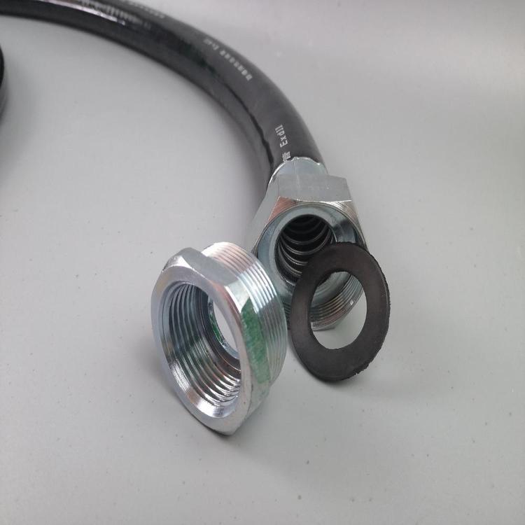 Explosion-proof flexible pipe pvc explosion-proof hose DN50 cloth surface steel wire explosion-proof pipe metal hose