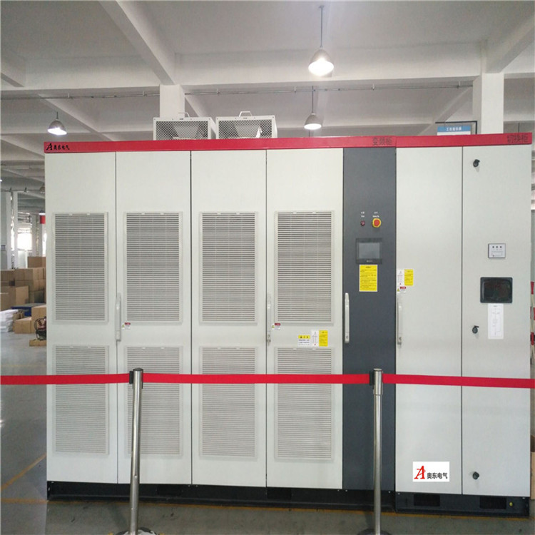 Installation, commissioning and operation of a 3500kW high-voltage frequency converter supporting the dust removal fan