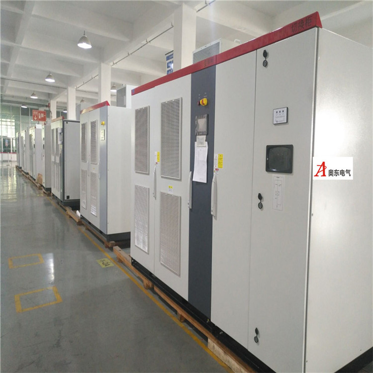 Installation, commissioning and operation of a 3500kW high-voltage frequency converter supporting the dust removal fan