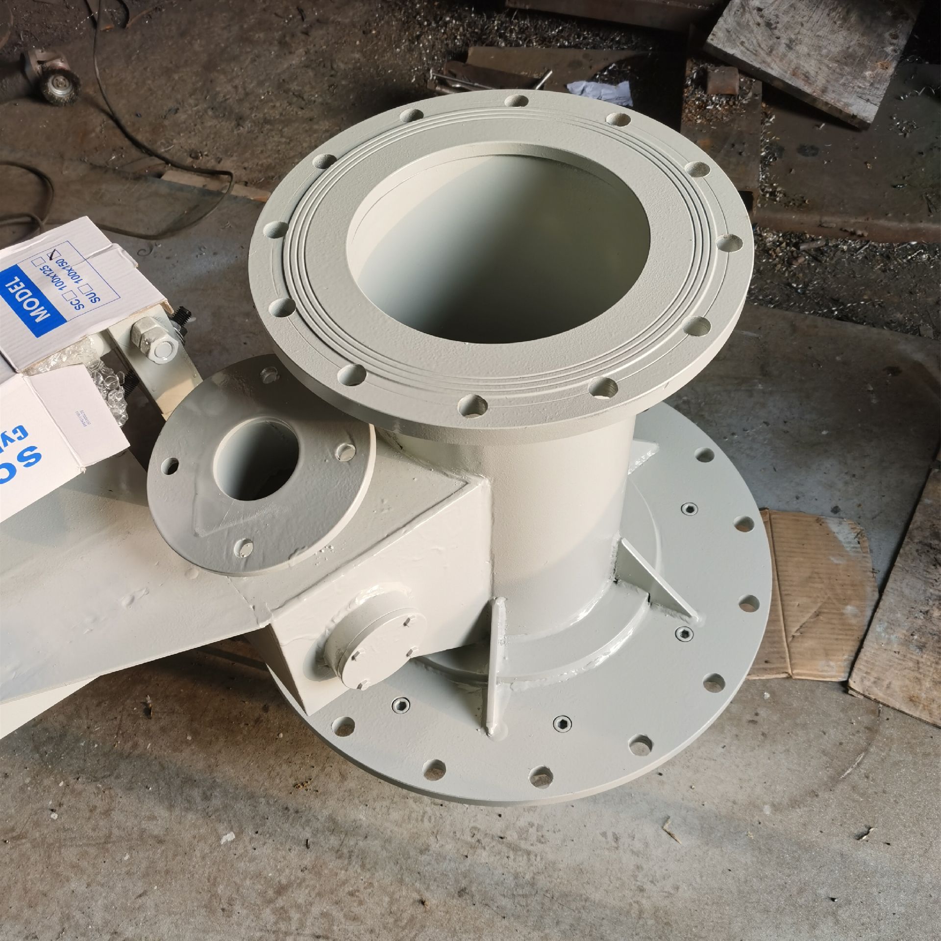 New bell jar valve Aluminum factory Pneumatic valve Bell jar emptying valve Special bell jar for aluminum factory