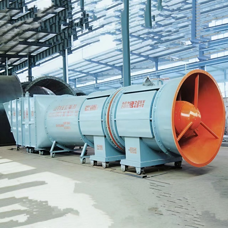 Mine axial flow counter-rotating main ventilator